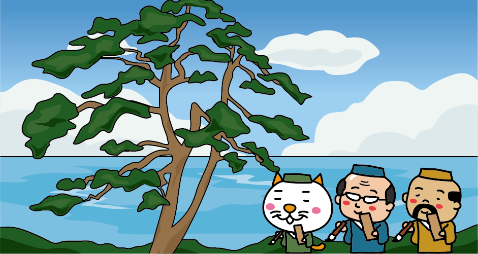 “Kaidou no matsu (pine of sea route)” of Ichiburi of Oyashirazu