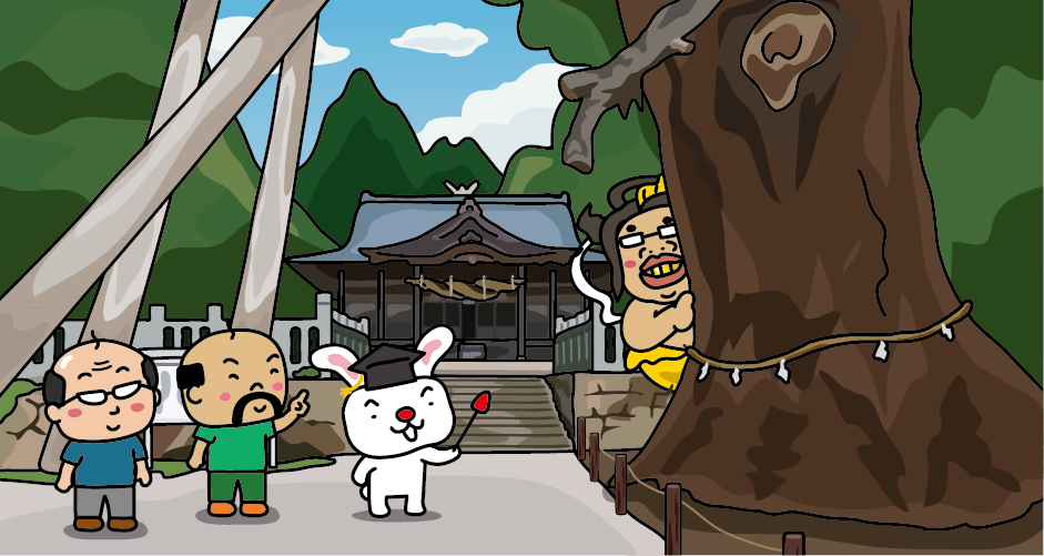 Illustration of “Oki-Zukuri” style observed in Tamawakasu-no-Mikoto Shrine at Oki (Dogo Island)