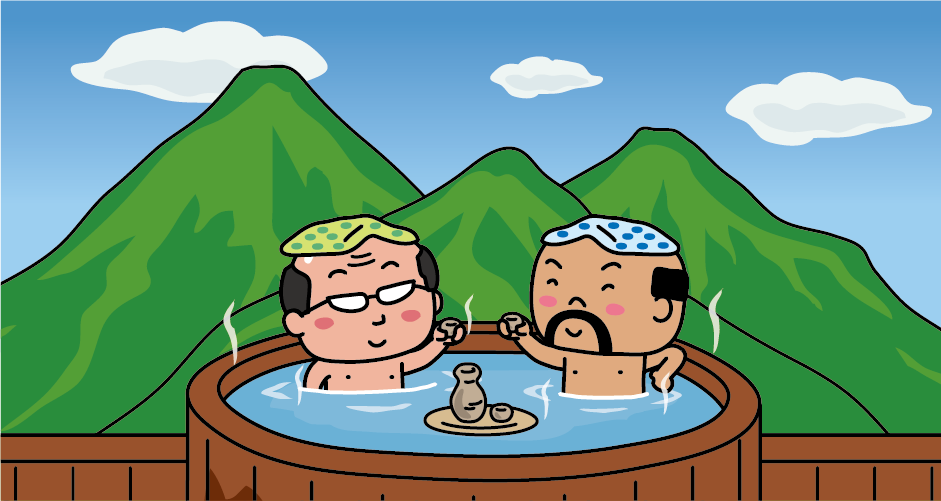 Image illustration of Mt. Aizu Bandai and Higashiyama Onsen