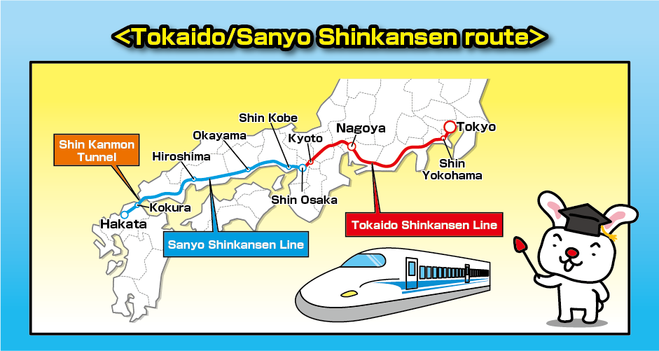 Tokaido/Sanyo Shinkansen Route