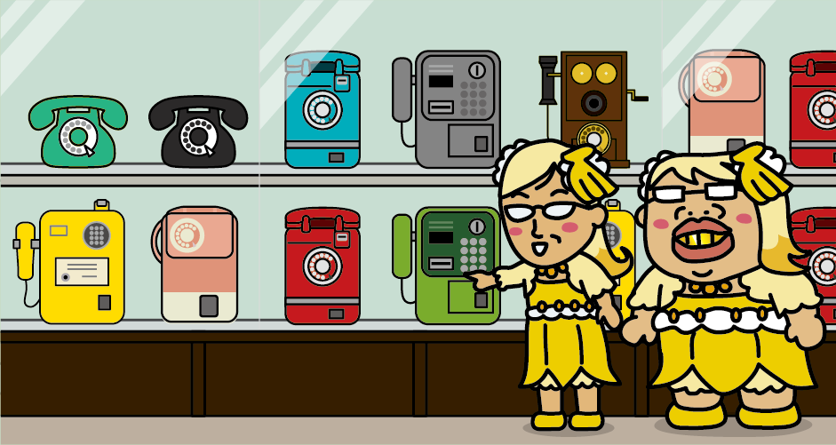A tourist spot in the Mojiko Retro District, the Moji Telecommunications Museum